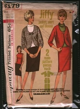 6179 Simplicity Sewing Pattern Misses Simple to Sew Jiffy Suit Blouse Vintage 12