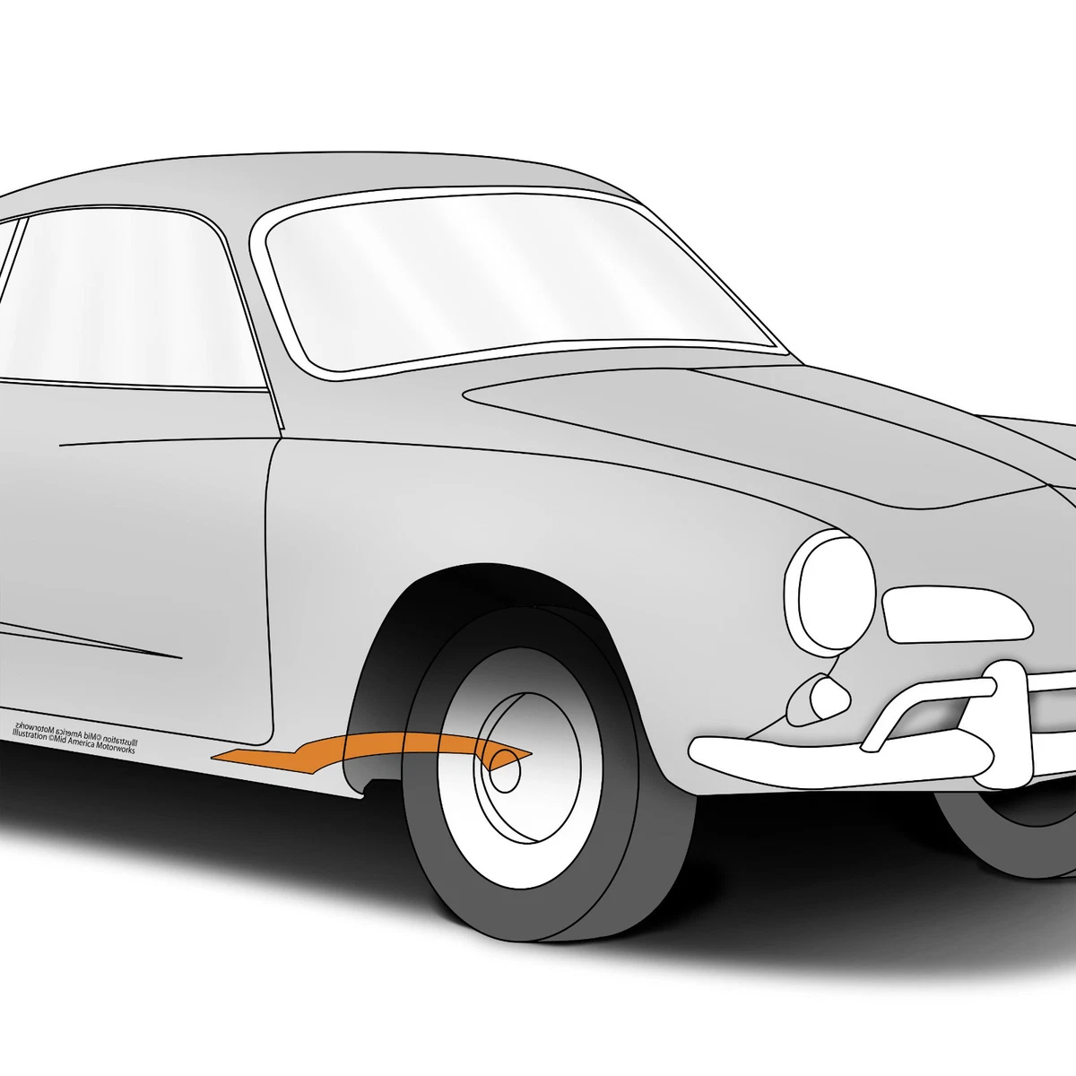 Vw karmann online ghia parts