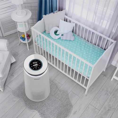 Smart Plus True HEPA Air Purifier Timer Convenient TouchScreen Smart WiFi AROVEC - Picture 5 of 6