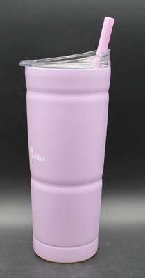 Bubba Insulated Tumbler 24 oz Lavendar Stainless Steel Straw Lid