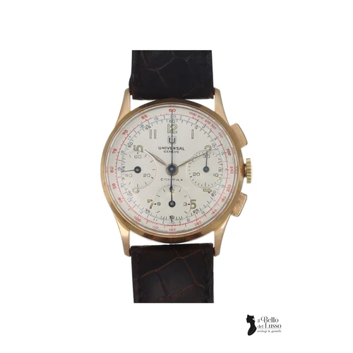 UNIVERSAL GENEVE “vintage compax” oro 18k