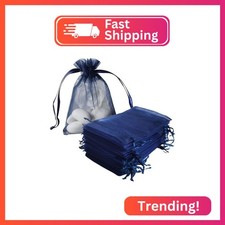 Jwsqmc 5x7 Inch Organza Gift Bags with Drawstring for Jewelry,Candy,Bracelets Se