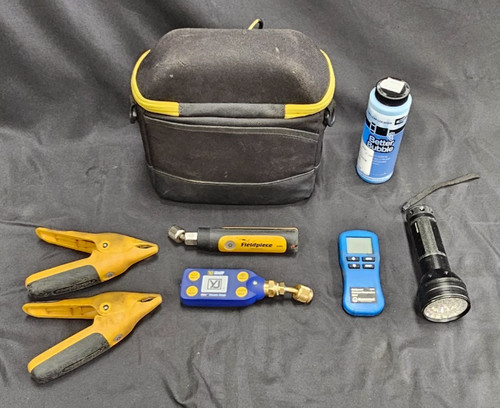 Fieldpiece JL3PR Pressure Probe, 2 x Jl3pc Pipe Clamp & other tools - READ