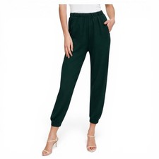 Babaton Dexter Green Jogger Pants Elastic Waist Cropped Casual Women s Size XS