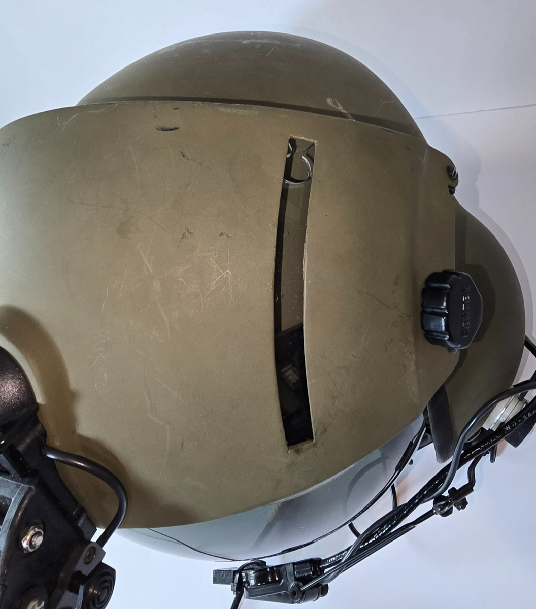 Vintage Gentex SPH4B Flight Helmet w/ Dual Visor & NVG Mount Size