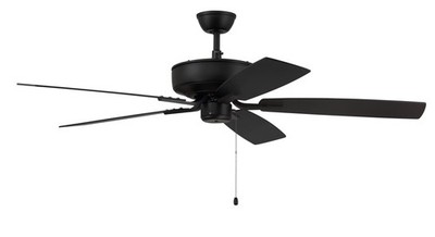 Flat Black 52''Ceiling Fan from the Pro Plus 52 Fan Collection