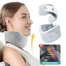 Adjustable Neck Support Pillow Foam Cervical Pain Relief Travel Cushion  