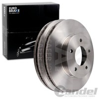2X Eurobrake Bremsscheiben 276Mm BelÜFtet Vorne Passend FÜR Mazda MPV |