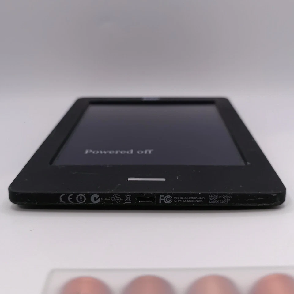 KOBO N905 Touch Edition eReader Tablet black With 6" Display Wi-Fi Used Tested - Image 4 of 4