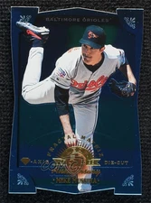 1998 Leaf Fractal Matrix Die-Cut Diamond-Axis 17/50 Mike Mussina #43 HOF b4d