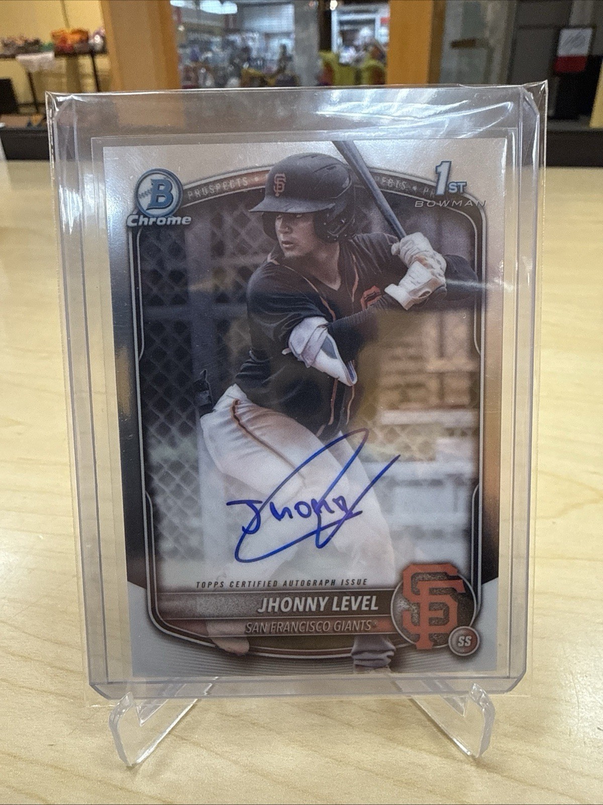 2025 Bowman - Chrome Prospect Autographs Jhonny Level #CPA-JL (AU, RC)