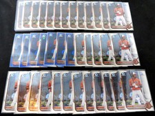 Lot of 37! DARELL HERNAIZ 2020 Bowman Chrome/Mega/Sapphire Athletics Future Star