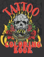 Tattoo Malbuch A4, Kreative Designs, Ausmalbuch, Entspannung, Kunst