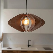 Pendant Lamp Wooden Ceiling Light - Mid centu...