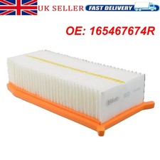 165467674R Air Filter fits RENAULT Captur 0.9 TCe 90 1.2 TCe 120 1.5 dCi