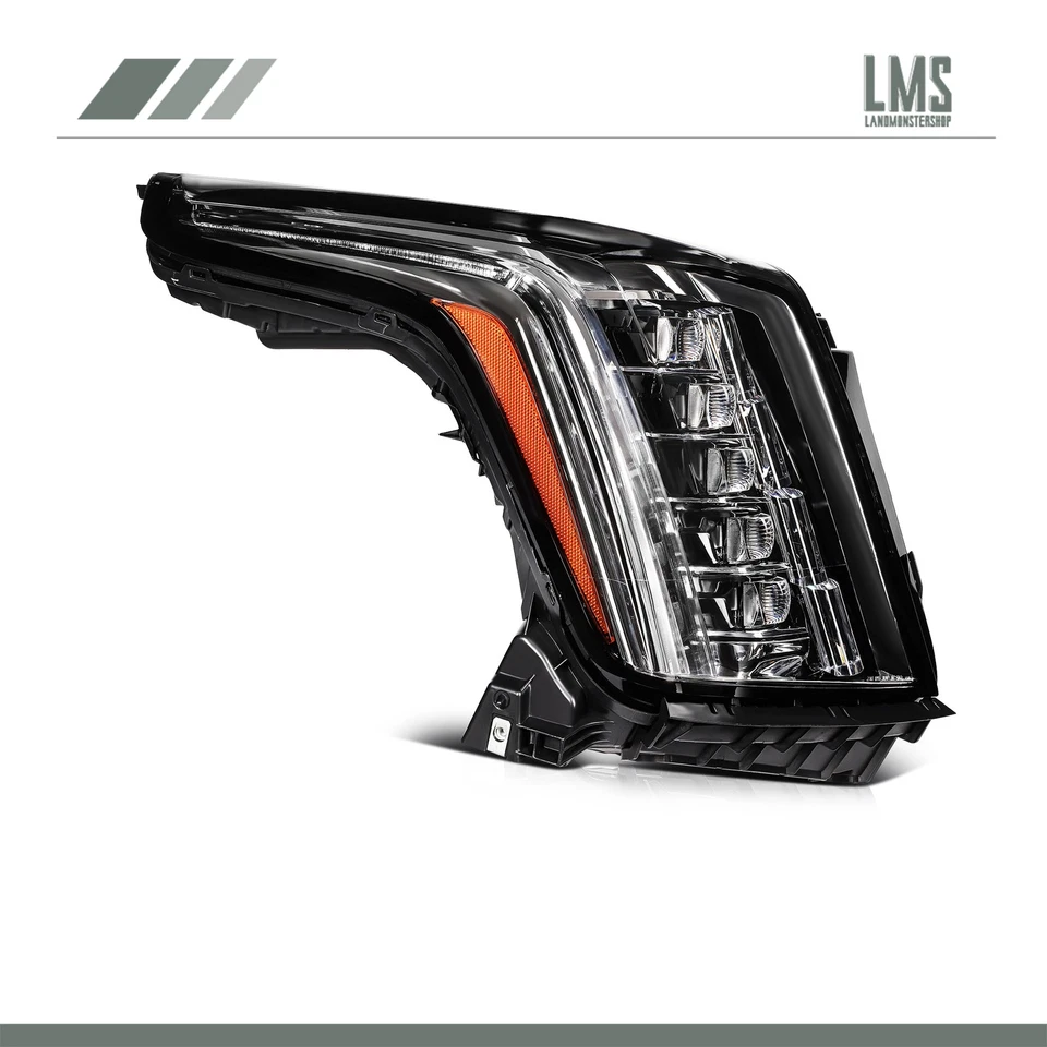 Juego de montaje de faros LED DRL lado derecho para Cadillac Escalade ESV 2015-19 2020 Foto 4 de 4