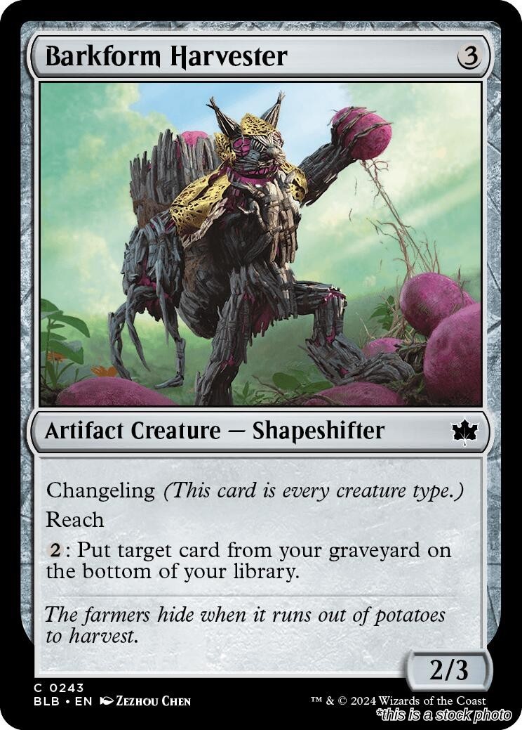 Barkform Harvester BLB 243 MTG Bloomburrow Common EN NM