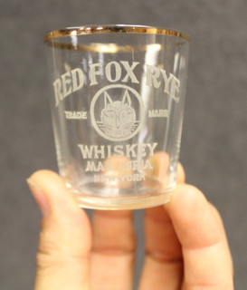 VETRO INCISO PRE PRO SHOT DISTILLERIA DI SEGALE DI VOLPE ROSSA NEW YORK
