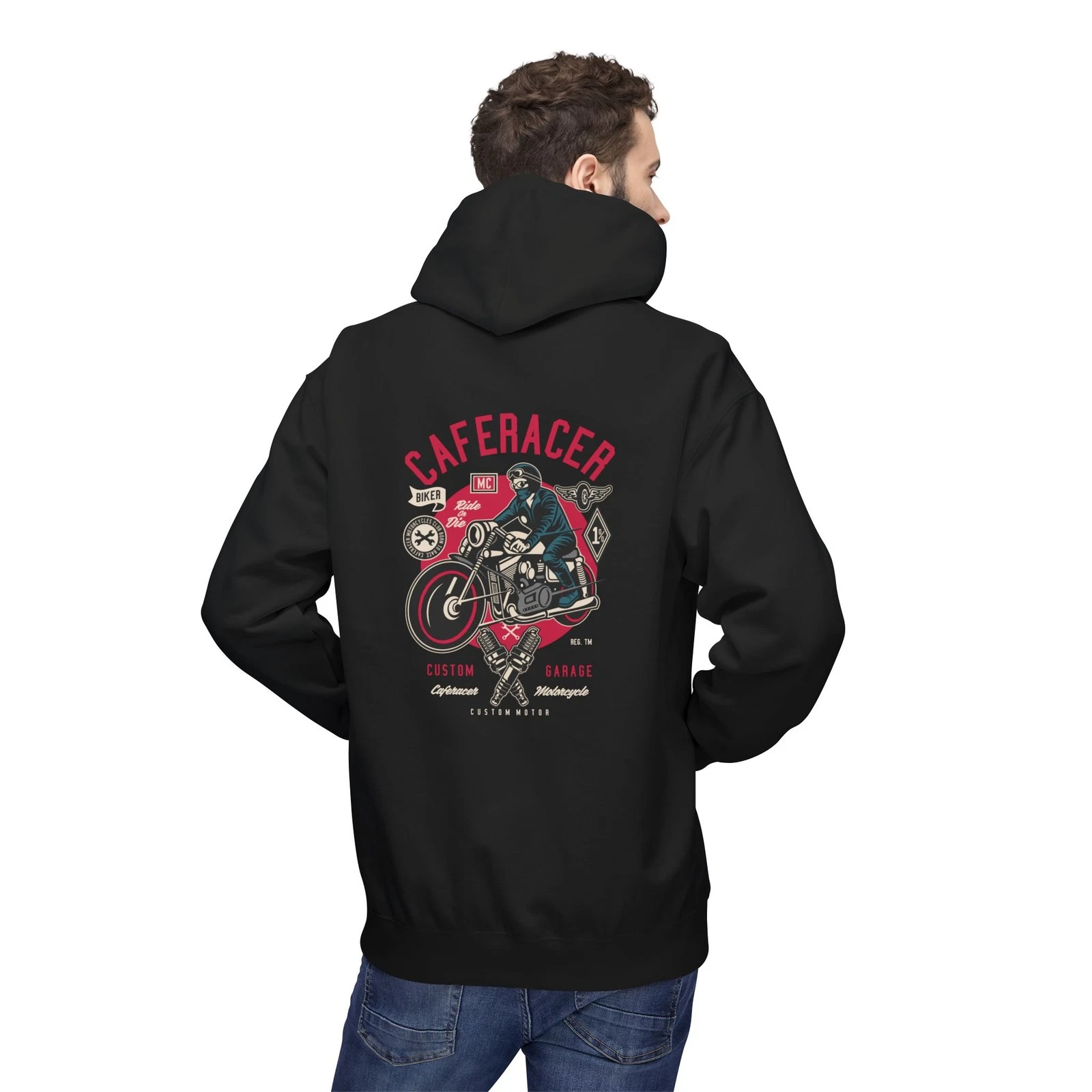 Custom Motorcycle Cafe Racer Hoodie, Vintage Style Sweatshirt, Unisex [...]