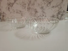 Arcoroc FRANCE Scalloped 4.75-INCH Bowls Set Of 2 EUC