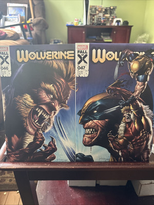 WOLVERINE #46 & 47 (MICO SUAYAN CONNECTING VARIANT SET)(2024) ~ Marvel Comics