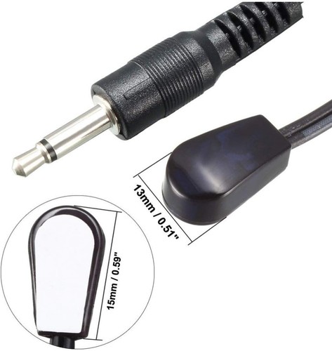 5x Ir Infrared Emitter Extension Cable 1.5m Long 45 Degree Emission Angle 3.5mm - Picture 3 of 4