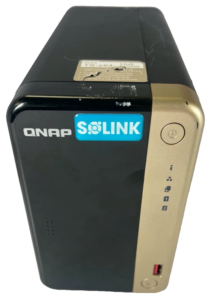 QNAP TS-264 2-Bay High-Performance Desktop NAS (2x 10TB HDD) Intel 4C/4T READ - Image 2 of 4