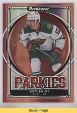 2023-24 Upper Deck Parkhurst Parkies Red Achievement Matt Boldy #P-28 READ qf5