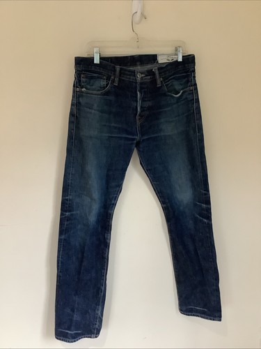 RGT 33 Japan Material Button Fly Made In Usa Mens Denim Jeans W/flaw - Picture 1 of 16