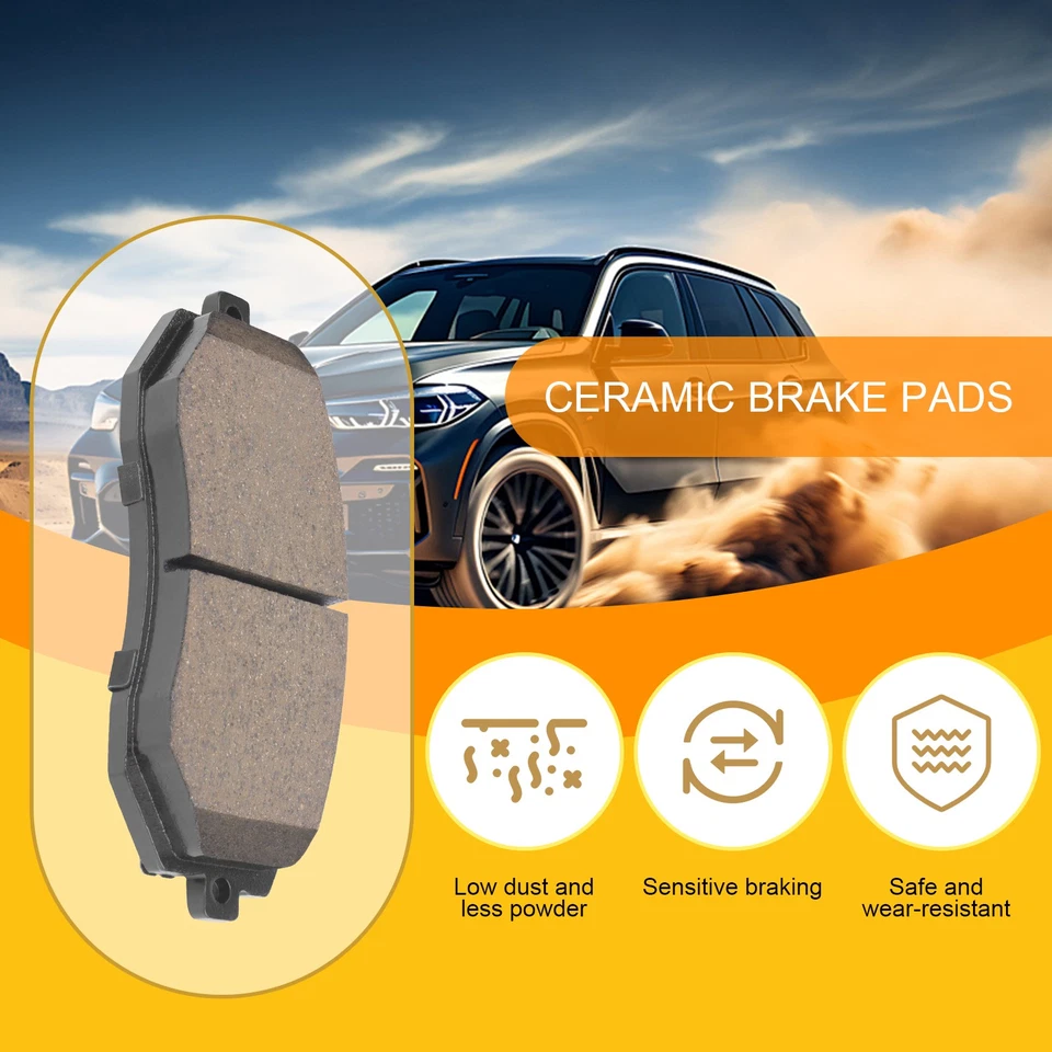 Pastillas de freno delanteras P-929 con hardware | Se adapta a Saab 9-2X y Subaru Baja Foto 3 de 4