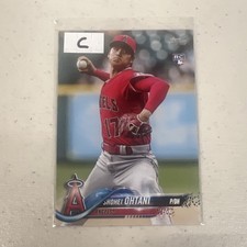 2018 Topps Update Series - Shohei Ohtani #US1 Pitching, Red Jersey (RC) C