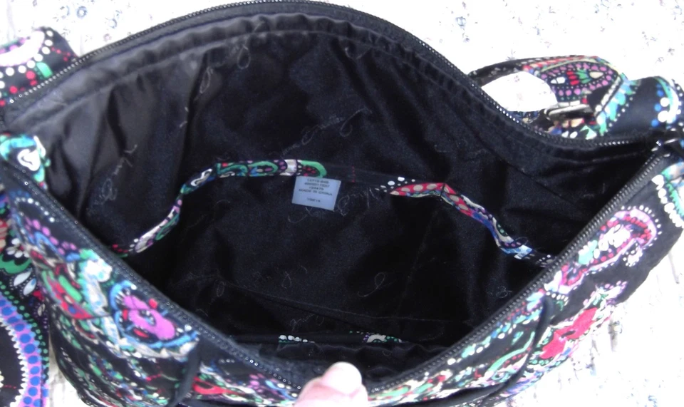 VERA BRADLEY RETIRED KIEV PAISLEY HIPSTER CROSSBODY PURSE - Image 3 of 3