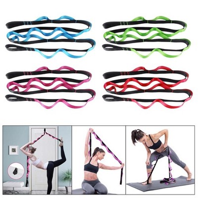 Fitness Pilates Stretchy Strap Elastic Pull Belt Workout Gymnastikbänder