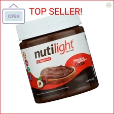 Nutilight, Hazelnut Spread with Cocoa, Sugar Free, Keto and Diabetic Friendly, L