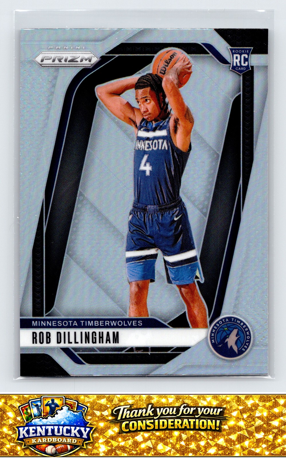 2024-25 Panini Prizm #250 Rob Dillingham Prizms Silver