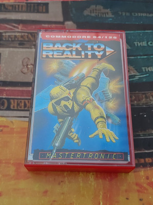 Back to Reality (Mastertronic 1987) Commodore 64 (Tape, Box, Manual) works 8-bit