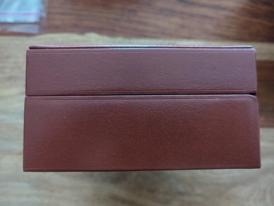 ROLEX Watch Box Case Brown Leather 71.00.04 Vintage Genuine No