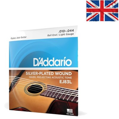 Light D'Addario EJ83L Gypsy Jazz Saiten - exquisiter Ball End akustischer Klang