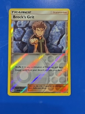 Brock's Grit 53/68 Hidden Fates Reverse Holo