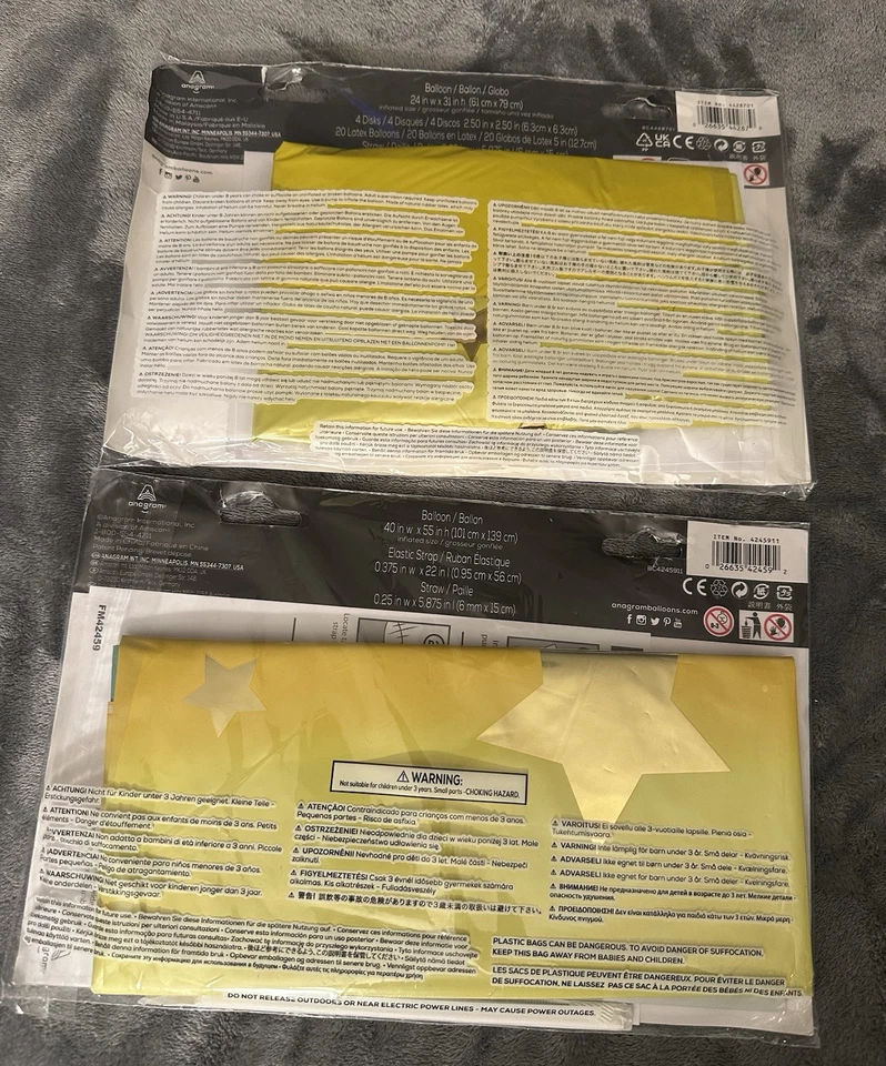 "Globos decorados estrellas luna sala de fiesta cumpleaños jumbo súper forma 55"" 32""" Foto 4 de 4