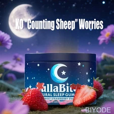 Gummies Strawberry Stars Flavor - 30 Servings Sugar-Free Vegan Halal