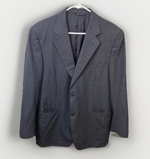 Canali Mens Wool Gray Pinstripe Blazer Jacket US 42R Suit Sport Coat IT 52