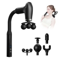 3 Head Massage Gun with Extension Handle, 12MM Massage Gun Deep Tissue, Back