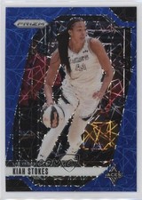 2024 Panini Prizm WNBA Blue Velocity Prizm Kiah Stokes #122 1u6