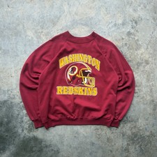 80s Washington Redskins Helmet Crewneck L 