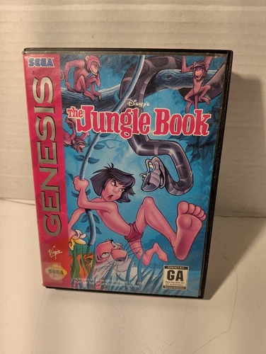 The Jungle Book Sega Genesis In Box No Manual. See Pictures
