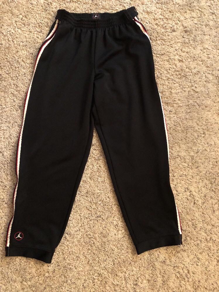 Mens Jordan Basketball Brand Breakaway Black Pants Sz L Inseam 32