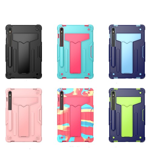 Heavy Duty Shockproof Back Case Cover For Samsung Galaxy Tab S9 S10 FE Plus - Picture 2 of 30