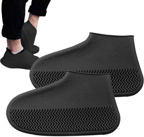 Waterproof Shoe Covers Resistant Silicone Overshoes Rain Boot Cover Protector - Picture 40 of 61