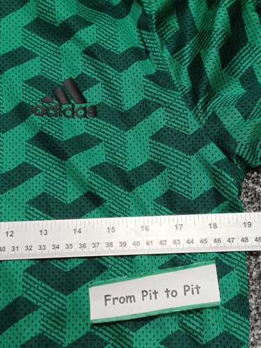 Adidas Track Jacket Men Small Green Black Full Zip Reversable Hood - Picture 8 of 13